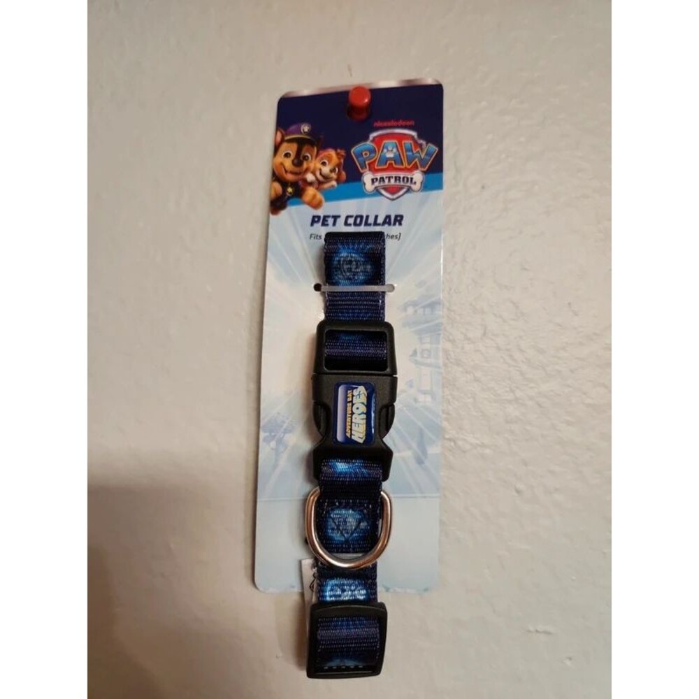 Paw Patrol Adjustable Pet Collar "Adventure Bay Heroes" - Size S/M (11"-19")